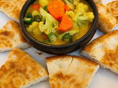 咖喱时蔬配烤馕饼-五观堂素食(新华路店)