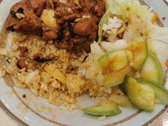 三杯鸡米饭高丽菜-永和大王(杨高中路店)