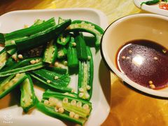 白灼秋葵-河上轩(湖墅北路店)