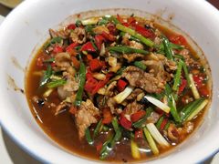 炒葱肉-筒子骨炖黄鸭叫·許家故事(凯德广场店)