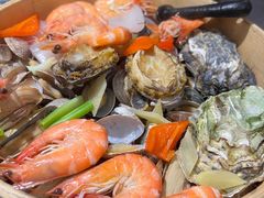海鲜蒸锅-潮三爷砂锅焗海鲜·生腌·海鲜粥(朝晖店)