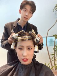 -I+造型烫发染发