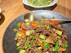 辣炒牛肉丝-青桃餐厅