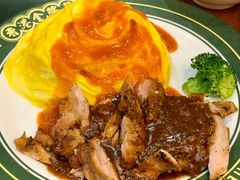 黑椒鸡扒蛋包饭-肥韬茶餐厅(南山mini店)