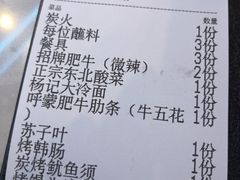 账单-杨记齐齐哈尔烤肉(总店)