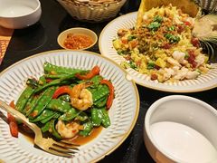 辣炒荷兰豆虾仁-simply thai天泰(静安嘉里中心店)