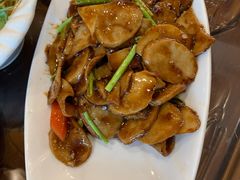 鹅肝酱炒杏鲍菇-烤肉季饭庄