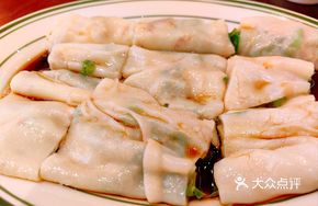 Handmade Egg and Meat Rice Noodle Roll