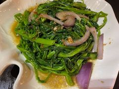 马拉盏炒通菜-大头虾越式风味餐厅(光明广场店)
