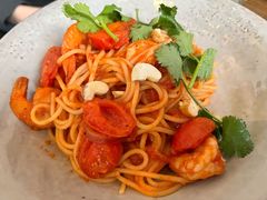 意式大虾意面配茄汁酱-wagas(暖山店)
