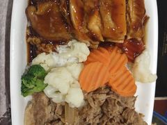 牛肉鸡排双拼饭-吉野家(567漫天地店)
