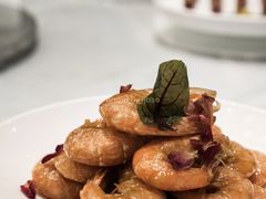 玫瑰油爆虾-上海会馆(香港名都店)