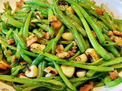 橄榄菜炒四季豆-开海·红岛海鲜虾水饺(石老人店)