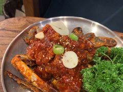 -明洞阿姨·韩式酱蟹烤肉·创意料理(三元桥店)