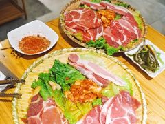 五品组合肥牛瘦肉鸡脆骨肋条IA牛排-牛炙烤肉(车公庙店)