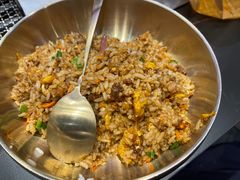 黄金牛肉炒饭-坛子李地摊烤肉(罗斯福店)