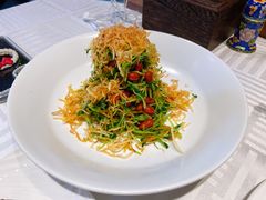 巧拌豆苗-四季民福烤鸭店(王府井灯市口店)