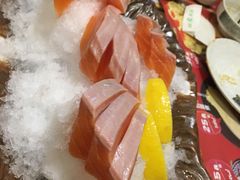 三文鱼鱼腩刺身-鱼民·现造寿司(育德店)