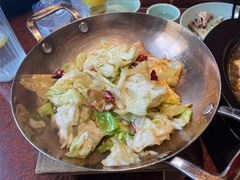 干锅圆白菜-绿茶餐厅(蓝色港湾店)