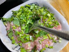 香菜丸子-铜元老码头鳝鱼火锅