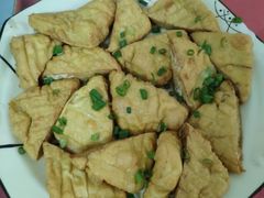 香煎黄豆腐-银峰农庄·特色烧鸡·鲜无花果浸鸡