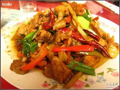 木瓜炒鸡-苍洱春饭店