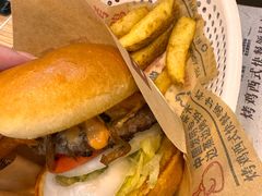 -百富烤霸 烤鸡汉堡(天津路店)