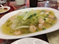鲜虾扒白菜-玉华台饭庄(裕中西里小区店)