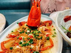 蒜蓉开边蒸鲜活波士顿龙虾-鲜味食族水产·海鲜餐厅