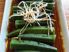 白灼秋葵-新兴园饺子馆(北京百子湾店)