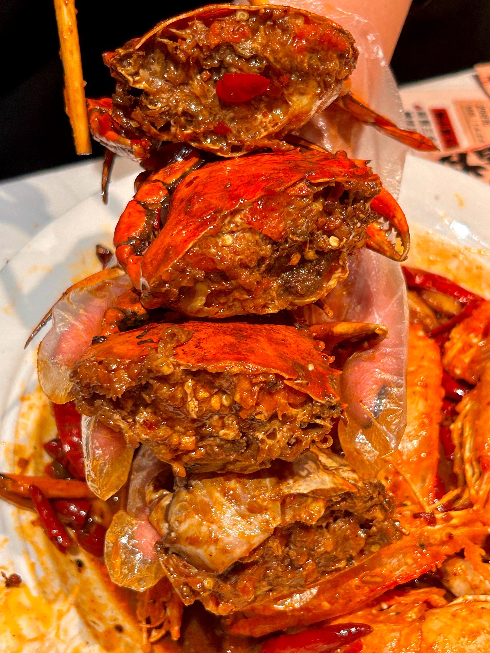 被天津人私藏的香辣蟹据点,妥妥王炸