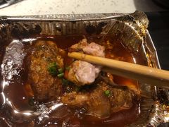 锡纸烤脑花-京韵胡同·酱香羊蝎子火锅涮肉(长寿路店)