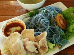 -蝶豆花蓝面条