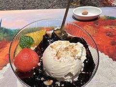 百香果冰激凌-一板铁板烧·隐秘一线江景花园餐厅(西湖左岸·天元店)