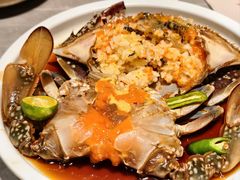 -草家酱蟹炭火烤肉店(珲春南路一店)