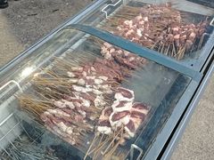 -劳动公园新疆人烤腰子