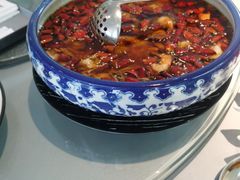 招牌水煮蝴蝶虾-唐廊烤鸭店(工体店)