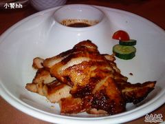 炭烧猪颈肉-广州蕉叶(香港广场店)