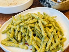 鸭黄豆角-唐山宴百姓府邸院落中餐