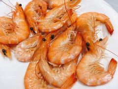 白煮海白虾-金海湾海鲜排档(朱家尖店)