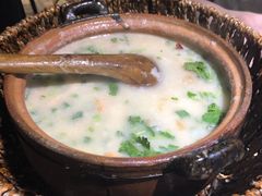 鲜虾干贝鲍鱼粥-潮十三潮汕砂锅粥(高新四路大都荟店)