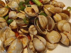 爆炒白蚬子-不仔客海鲜·烧烤·270度海景餐厅(大东海店)