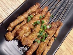 炭烤五花肉-嘎嘎鸭脑壳(金琴店)