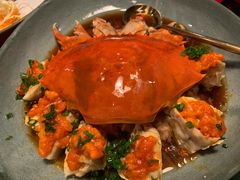 蒸青膏蟹配云南头菜肉饼-三号黄浦会Canton Table