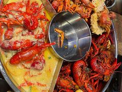 咸蛋黄锅巴龙虾-王红军龙虾(新民路店)