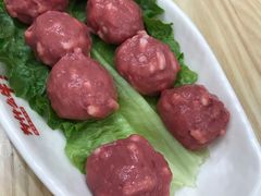手打生牛筋丸-为什么牛潮汕牛肉火锅(万胜广场店)