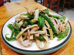 杭椒笋干炒肉丝-百家鲜·杭帮菜