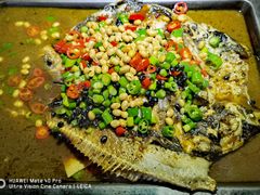 豆香烤钳鱼-探鱼·鲜青椒爽麻烤鱼(三水广场店)