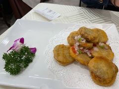 椒盐藕夹-怡园饭店-餐厅(四望亭店)