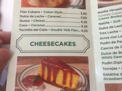 菜单-Versailles Restaurant Cuban Cuisine